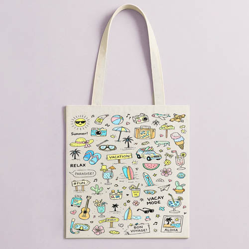 Printed Tote #pz0098