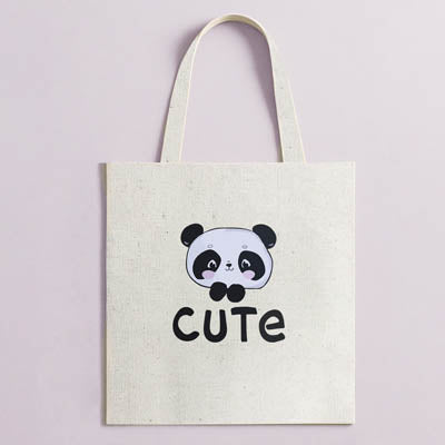 Tote cute panda