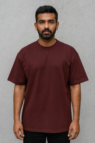 Solid Burgundy Oversize #BUL