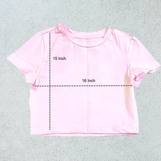Solid Pink Crop Top