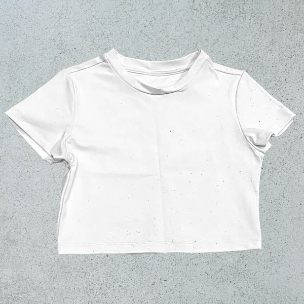 Solid White Sports Tees