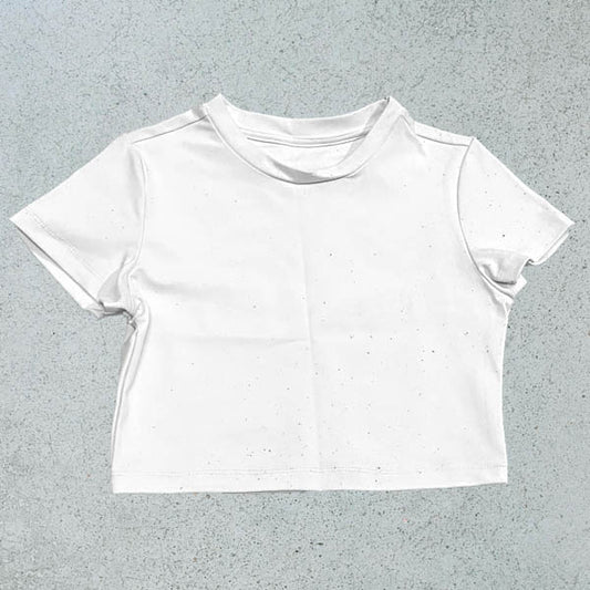 Solid White Sports Tees