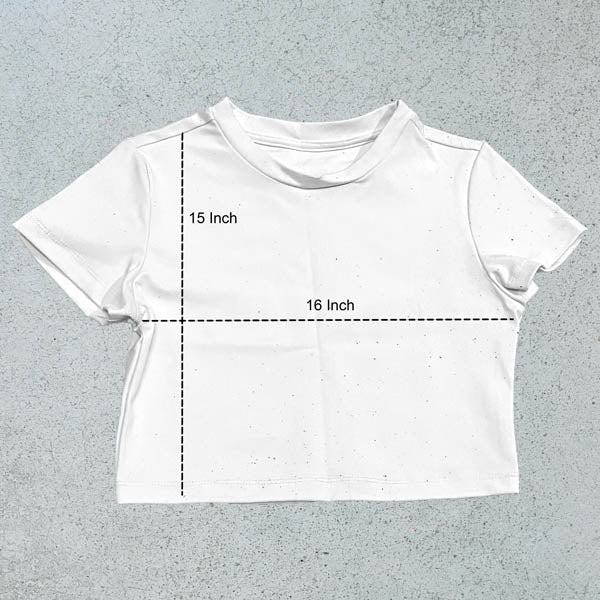 Solid White Sports Tees