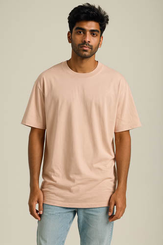 Solid Beige Oversize #MOU