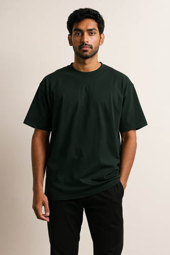 Solid Black Oversize #MOU