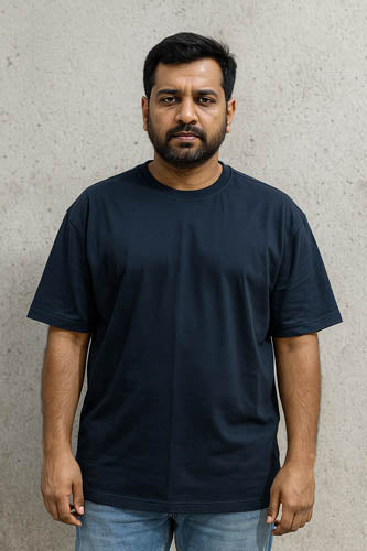 Solid Navy Oversize #BUL