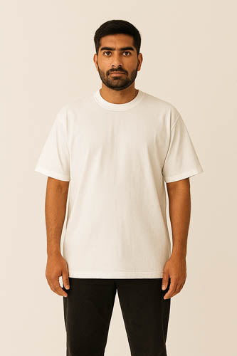 Solid White Oversize #PUN