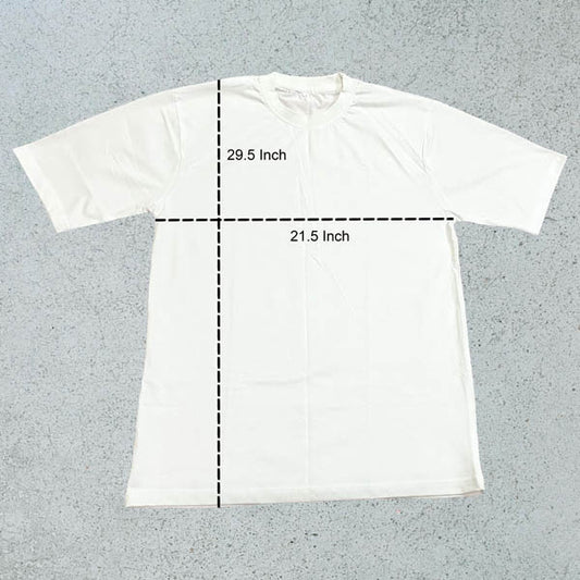 Solid White Oversize #PUN