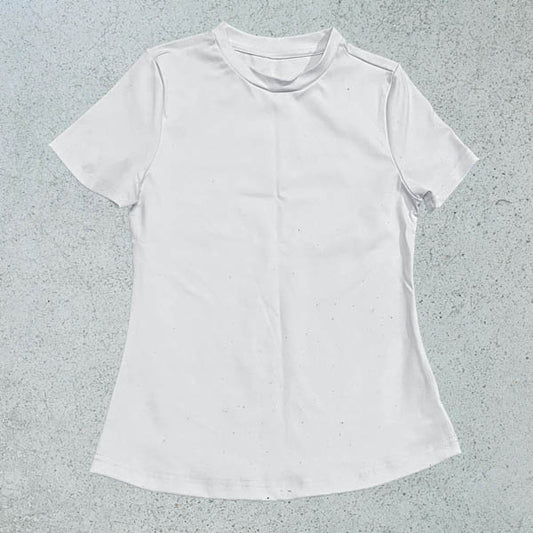 Solid White Sports Wear